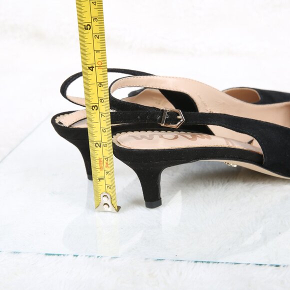 Sam Edelman Black Slingback Heels - Picture 9 of 10